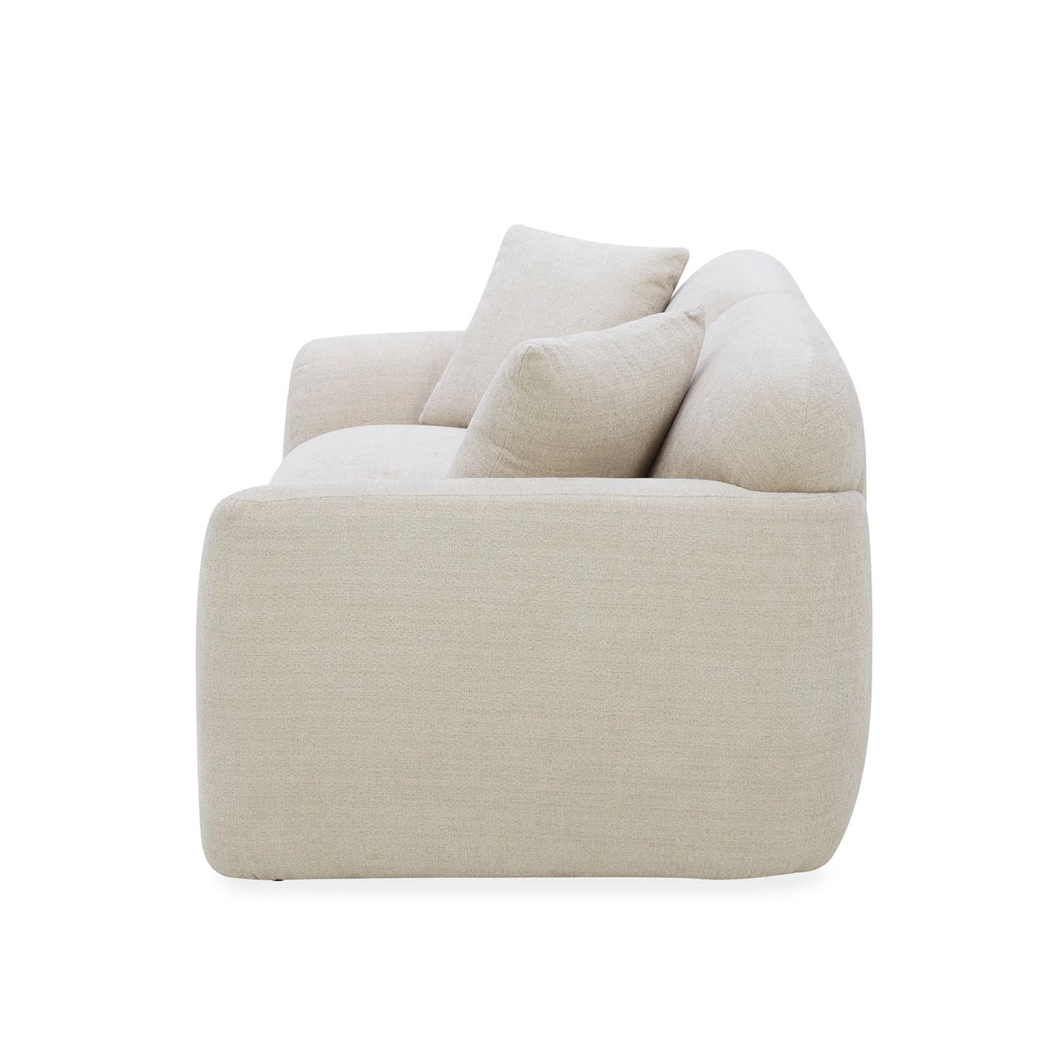 Sofa 3 Puestos Aurora Chenille Beige - Image 4