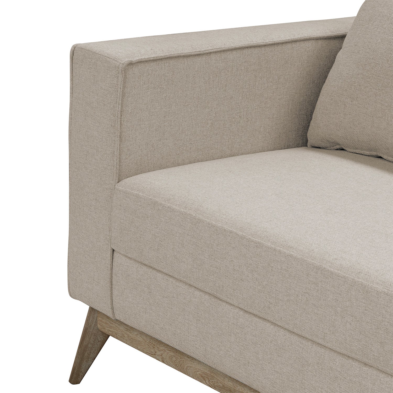 Sofa 3 Puestos Burgos Lino Verona Beige, Natural - Image 5