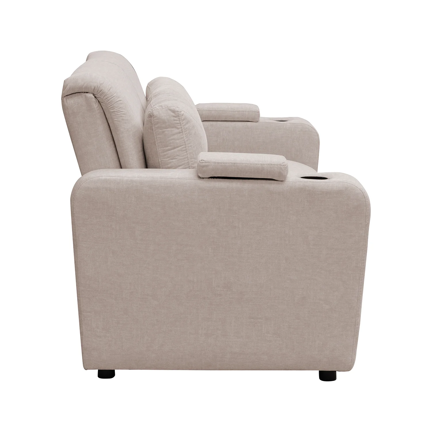 Sofá Cama Boston Velvet Idilio Beige - Image 6