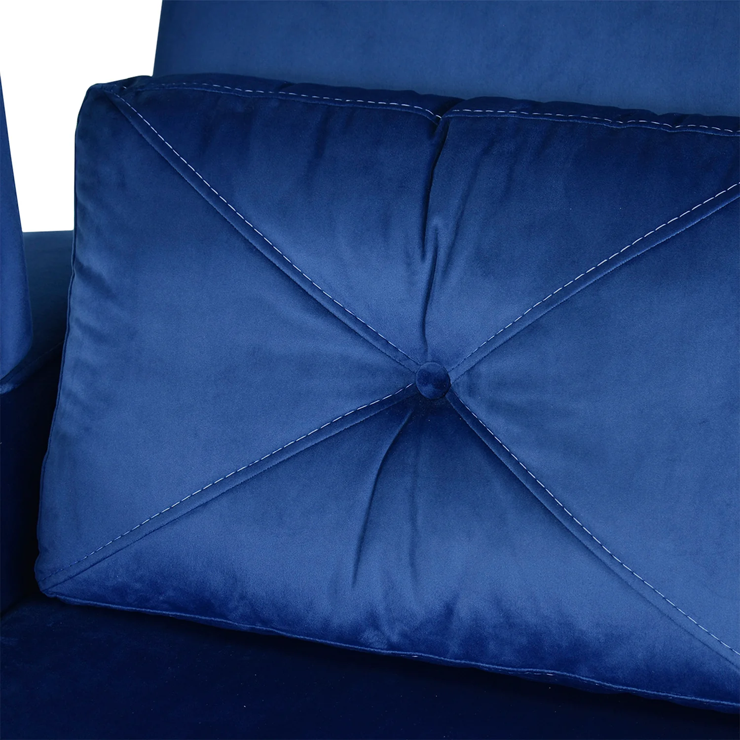 Sofá Cama Boston Velvet Rich Azul - Image 10