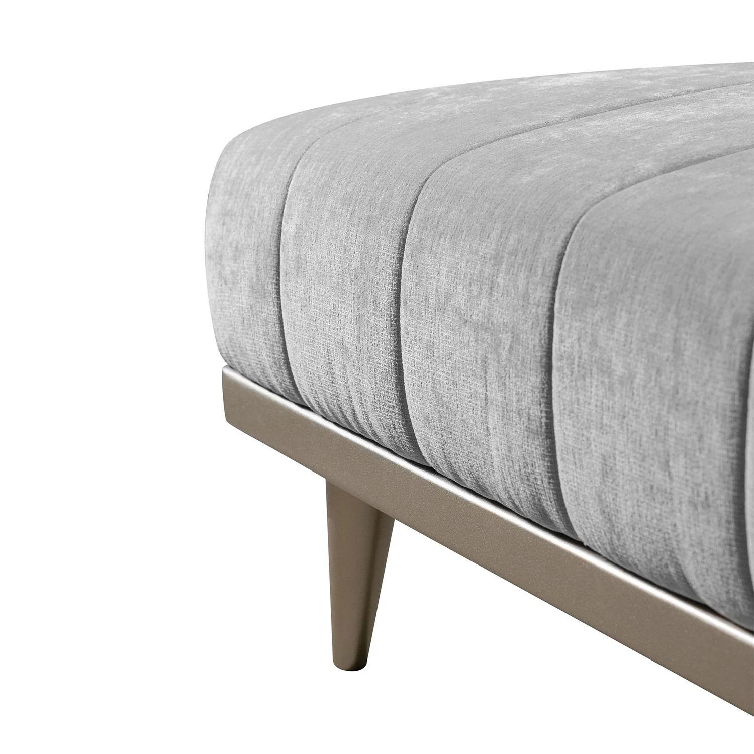 Sofá Cama Denzel Chenille Ainoa Plata, Champaña - Image 11