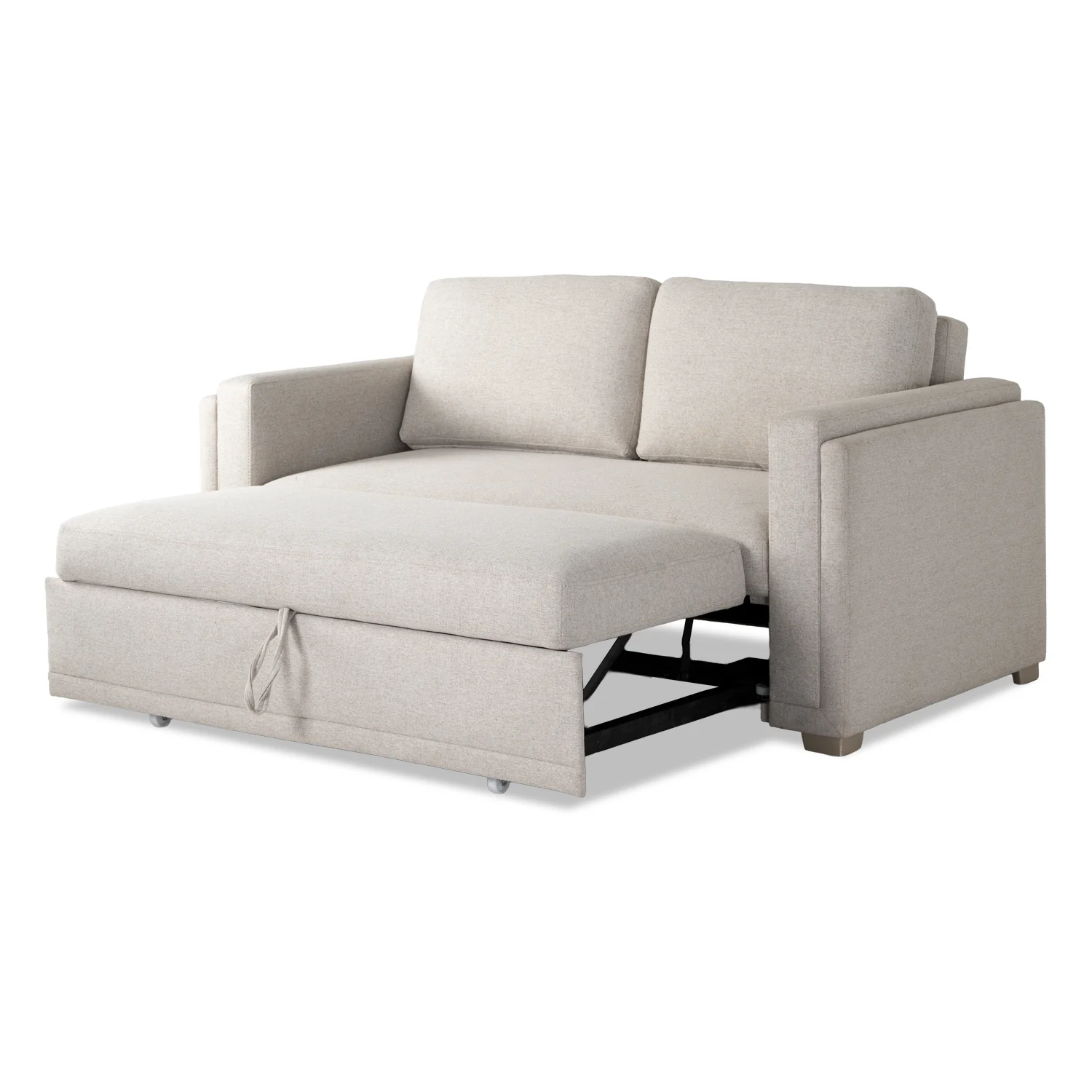 Sofá Cama Gala Lino Verona Beige, Champaña 1.80 - Image 4