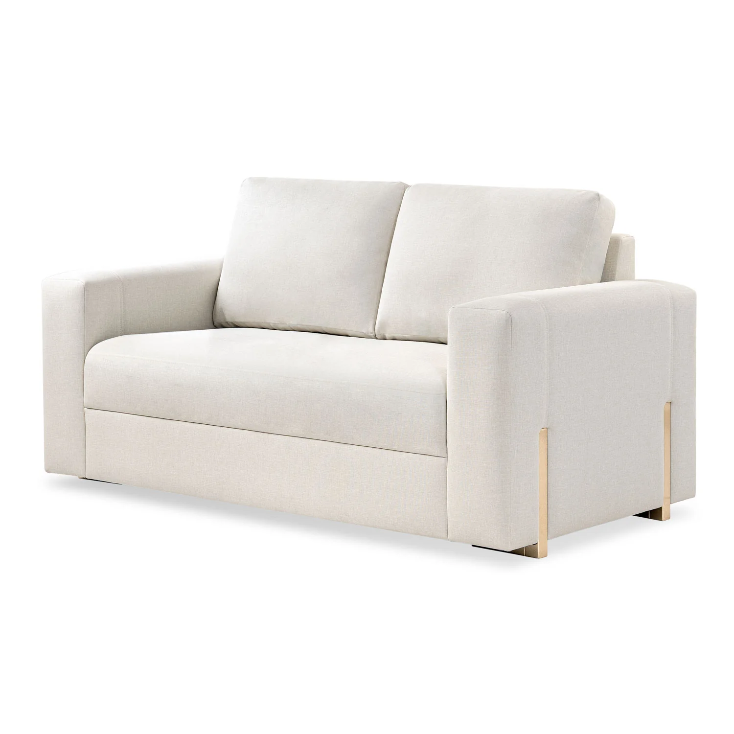 Sofá Cama Sevilla Eurolino Blanco Puro, Champaña