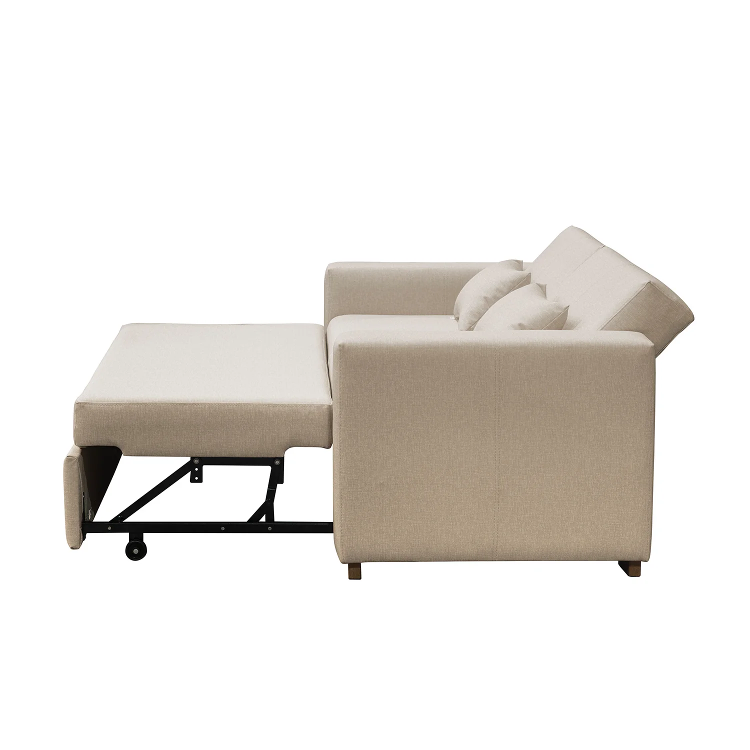 Sofá Cama Viena Eurolino Marbella Marfil, Natural 160 - Image 11