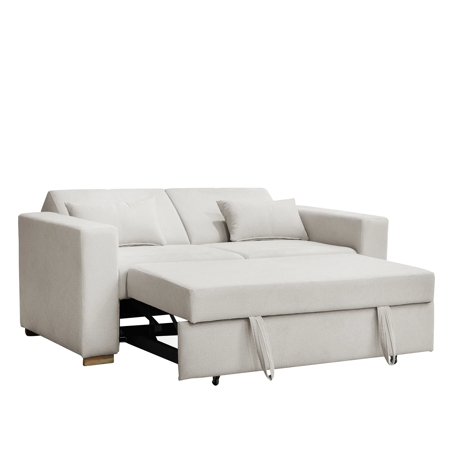 Sofá Cama Viena Lino Verona Beige, Natural 160 - Image 3