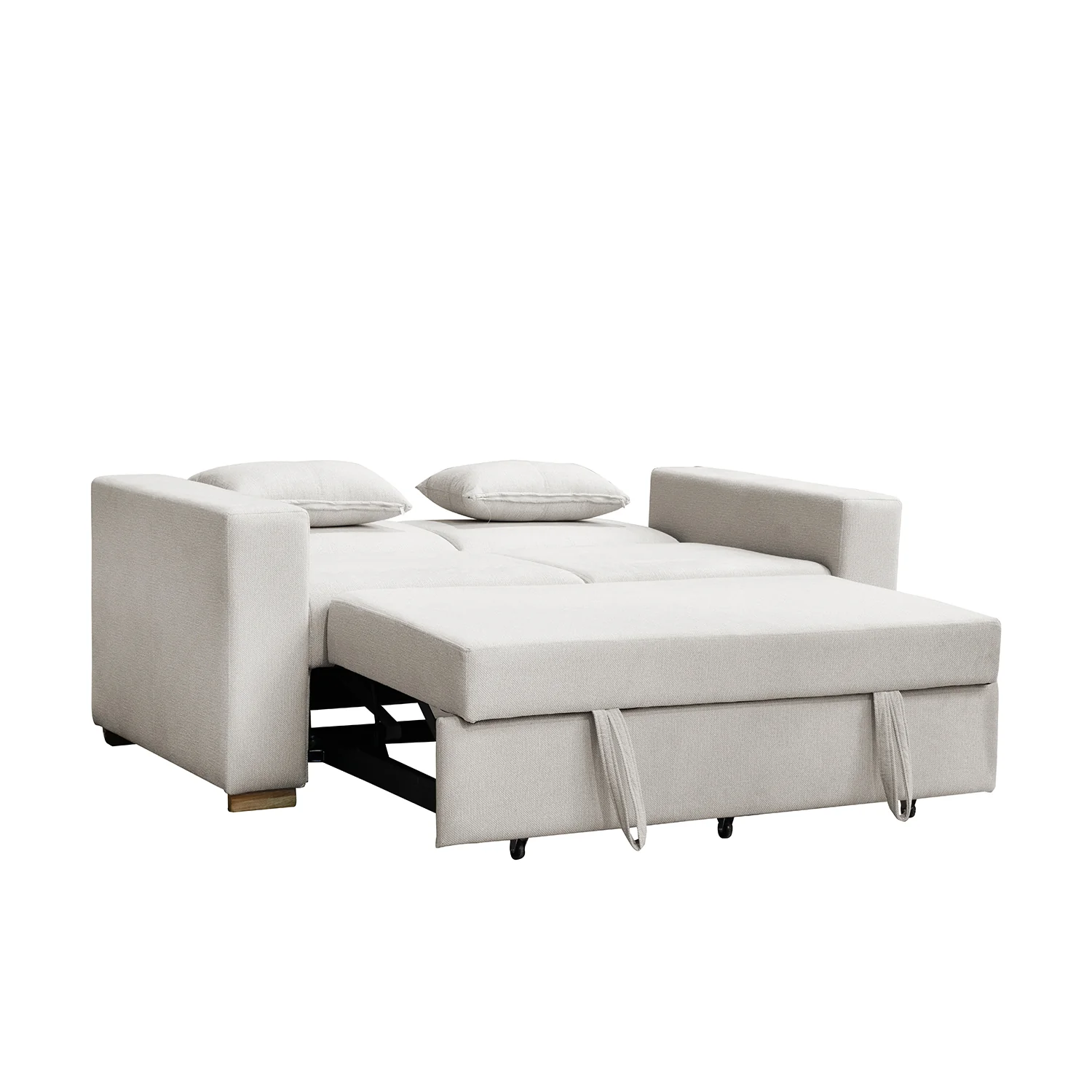 Sofá Cama Viena Lino Verona Beige, Natural 160 - Image 4