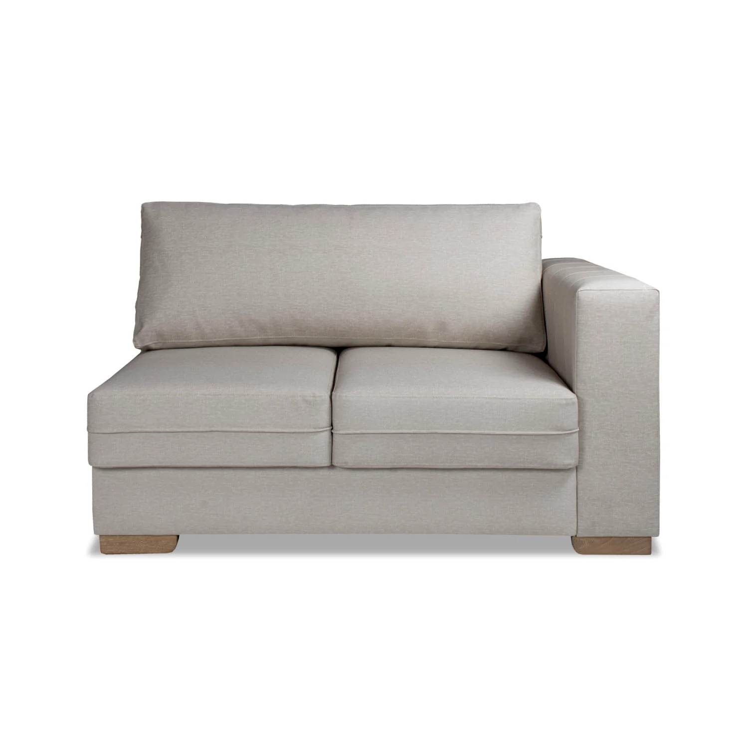 Sofá En L Ivory Eurocuero Marbella Marfil, Natural - Image 3