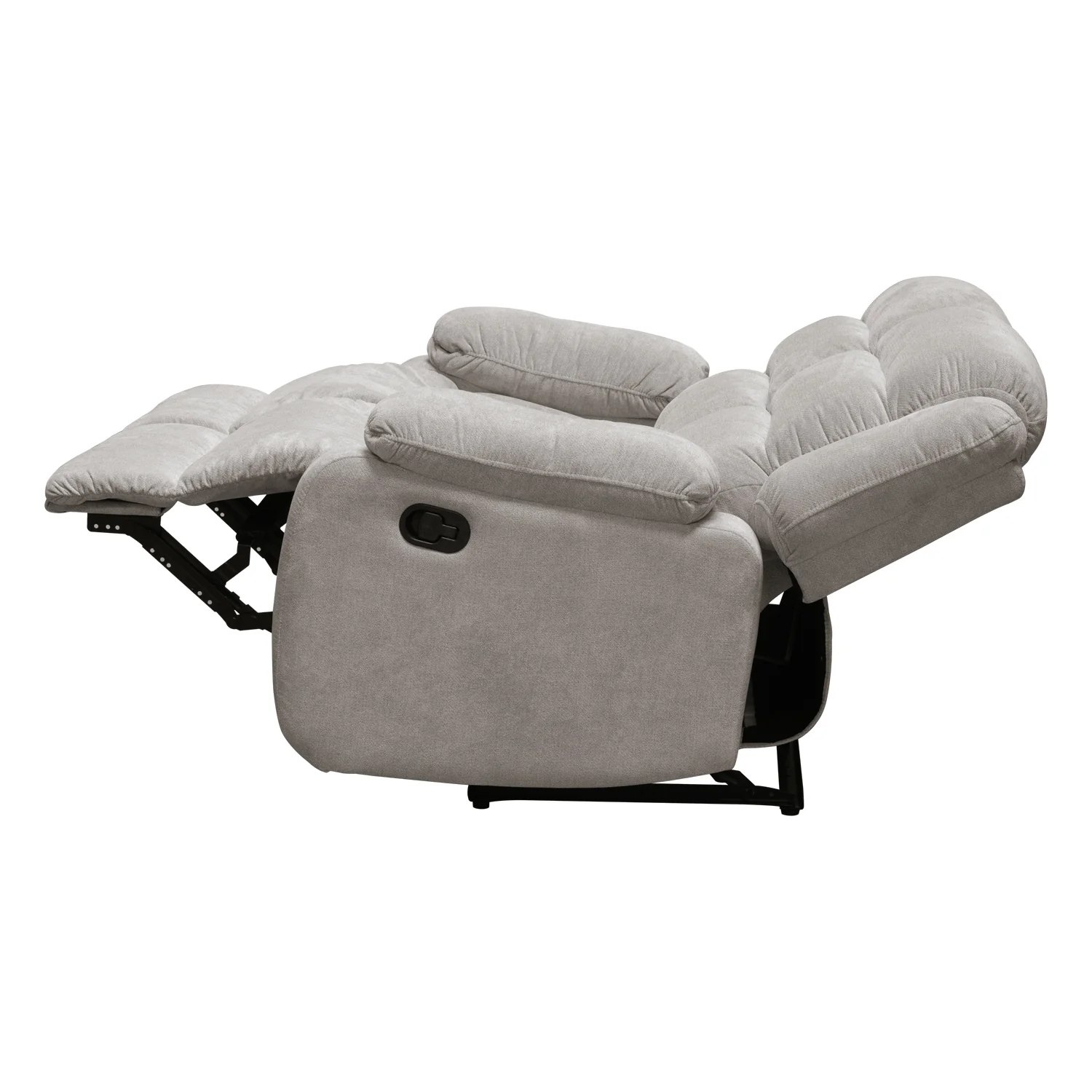 Sofá Reclinable 2 Puestos Nico Microfibra Beige - Image 6
