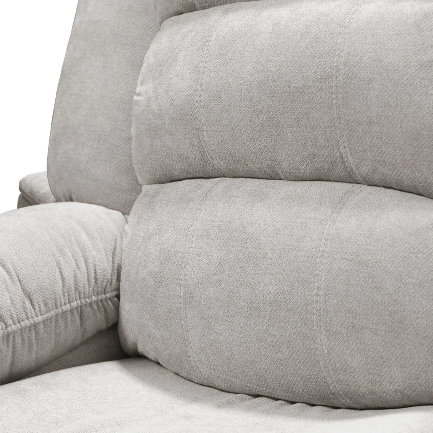 Sofá Reclinable 2 Puestos Nico Microfibra Beige - Image 9
