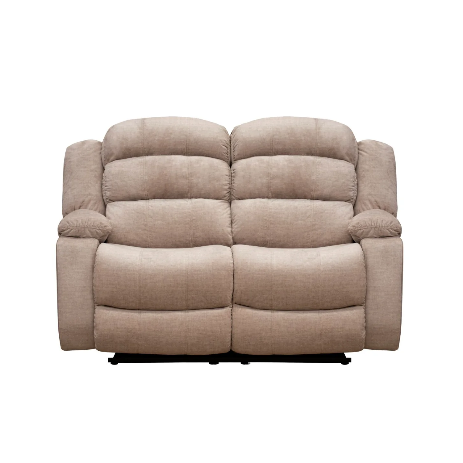 Sofá Reclinable 2 Puestos Nico Velvet Atlas Almond