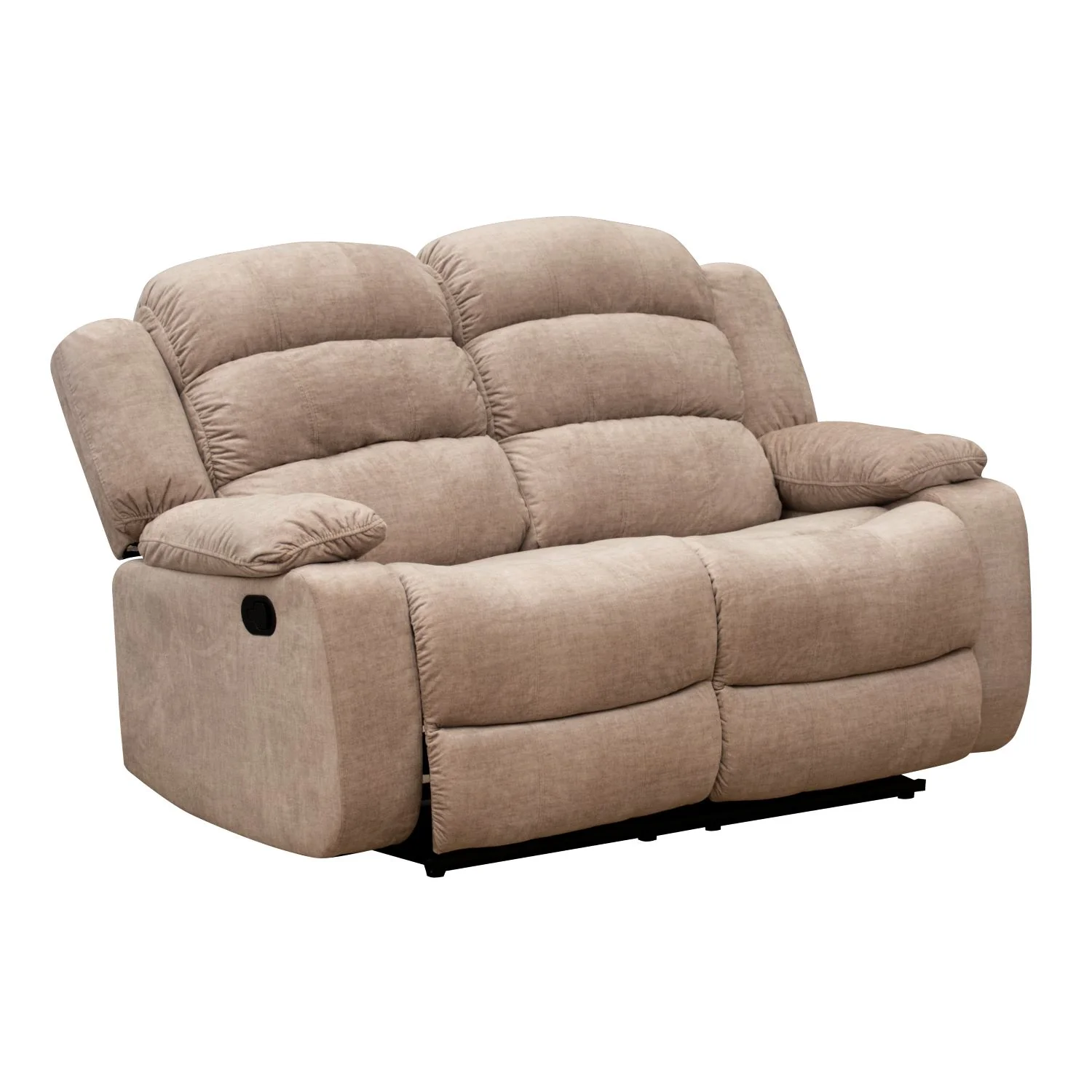 Sofá Reclinable 2 Puestos Nico Velvet Atlas Almond - Image 2