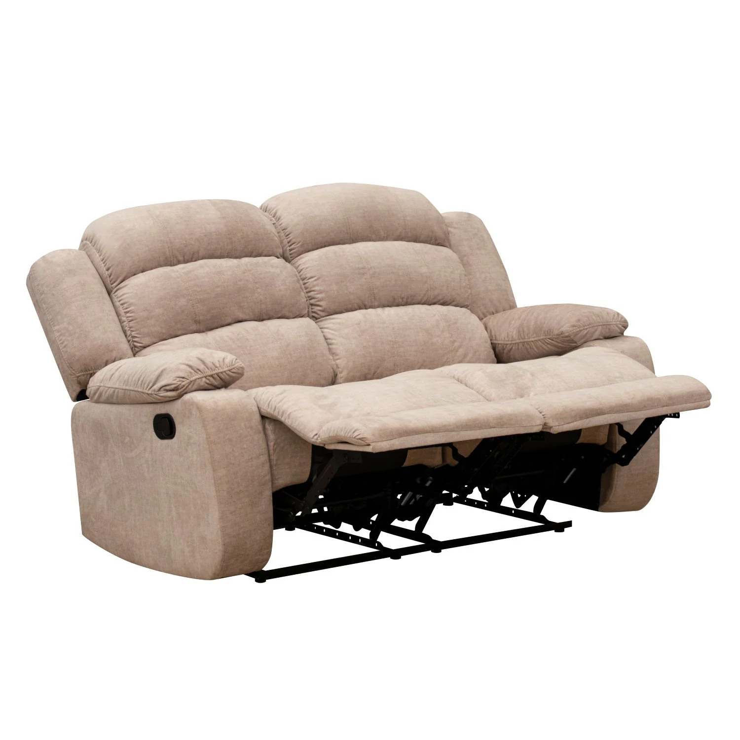 Sofá Reclinable 2 Puestos Nico Velvet Atlas Almond - Image 3