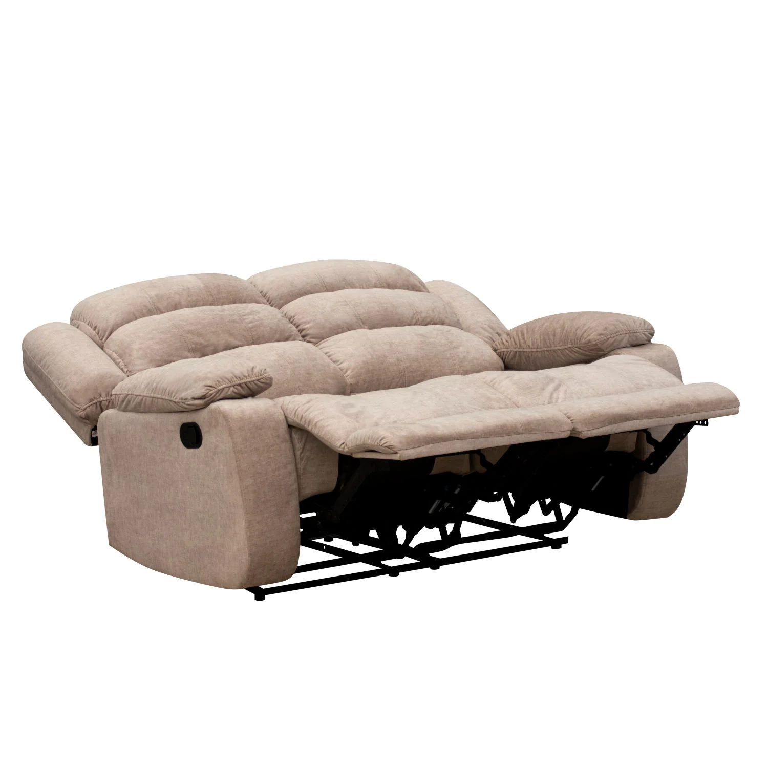 Sofá Reclinable 2 Puestos Nico Velvet Atlas Almond - Image 4