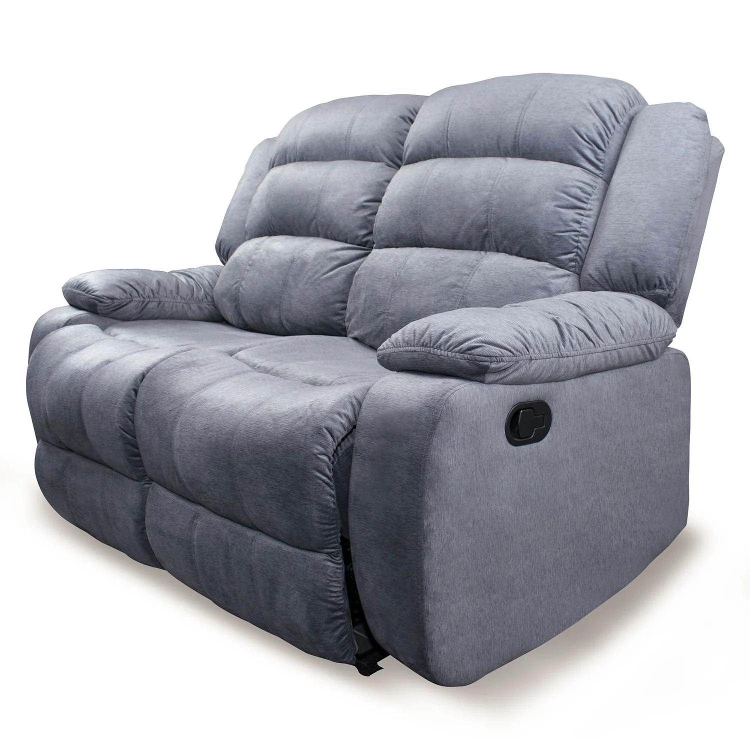 Sófa Reclinable 2 Puestos Nico Velvet Gris* - Image 3