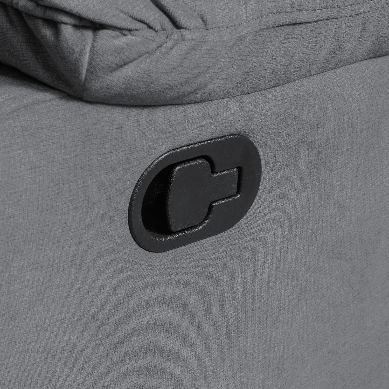 Sofa Reclinable Nico 2 Puestos Velvet Primada Gris - Image 10