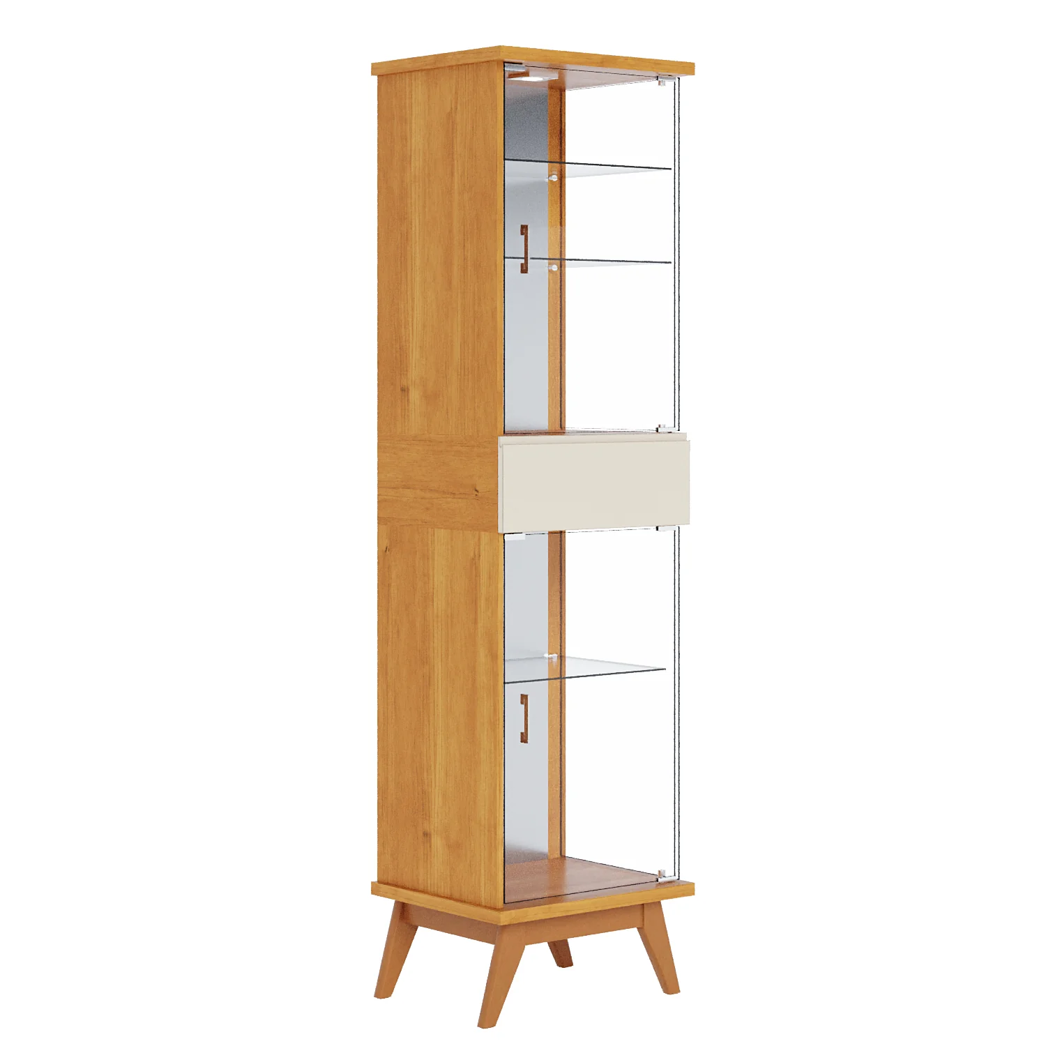 Vitrina Ines 48X183X41 Natural, Off White - Image 3